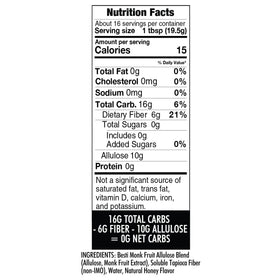2-pack Wholesome Yum Zero Sugar Honey Substitute packaging