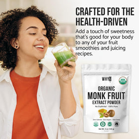 WHYZ monk fruit sweetener dissolving in coffee