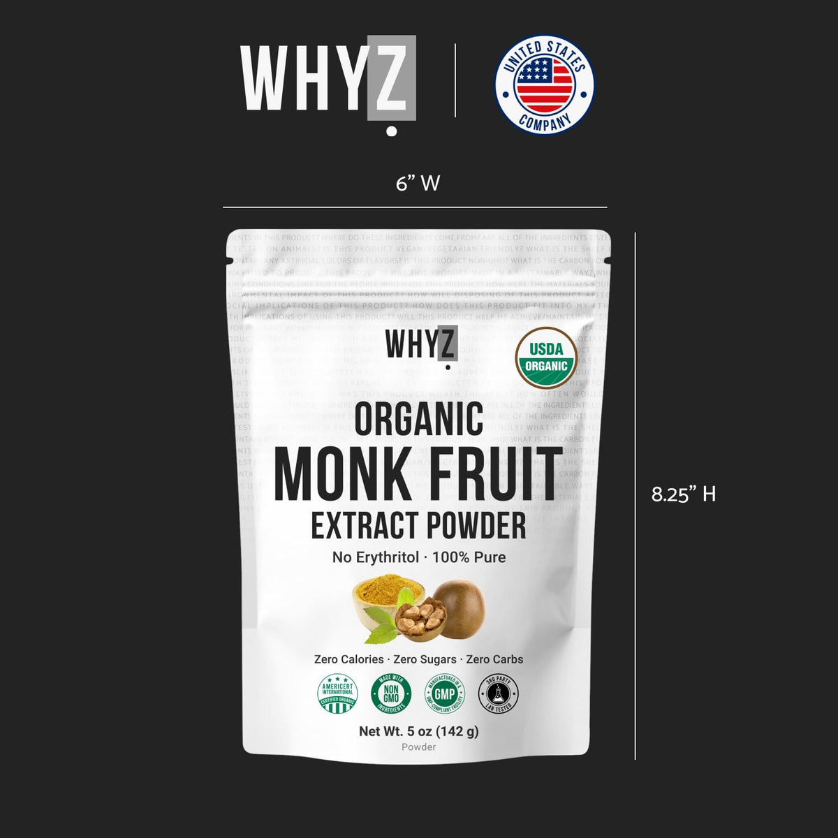 WHYZ organic label signals all-natural, zero-calorie sweetness