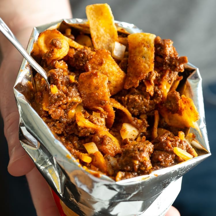 Wick Fowler's 2-Alarm seasoning packets arranged for easy measuring and customized heat.