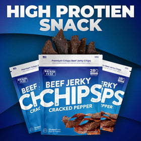 Wicked Cutz 28g protein per bag image conveys strong energy support for workouts