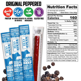 Individually wrapped Wicked Cutz sticks for on-the-go snacking