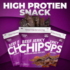 Sesame-infused Korean BBQ chips by Wicked Cutz showcase flavorful sesame bits.