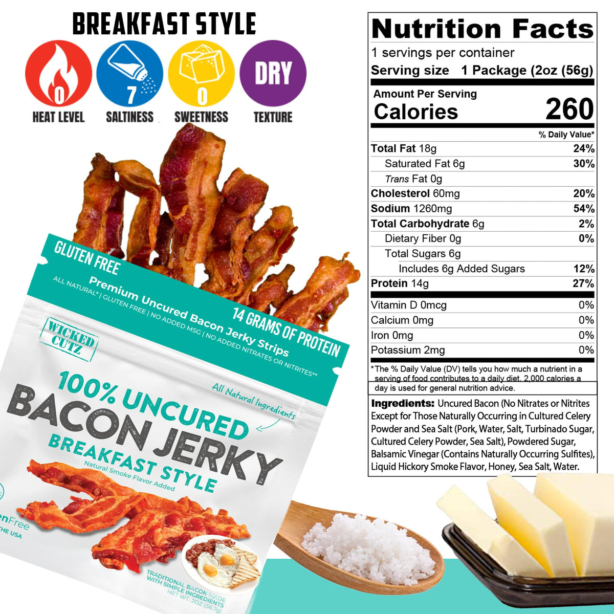 Wicked Cutz USA-made jerky reflects quality craftsmanship and local sourcing.