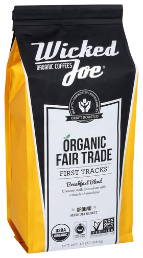 Wicked Joe Breakfast Blend brewed cup image, ready for a comforting caffeine boost