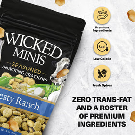 Wicked Minis Jalapeno Cheddar flavor close-up, adds zest