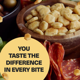 Wicked Minis crackers served in a bowl for party snacking.