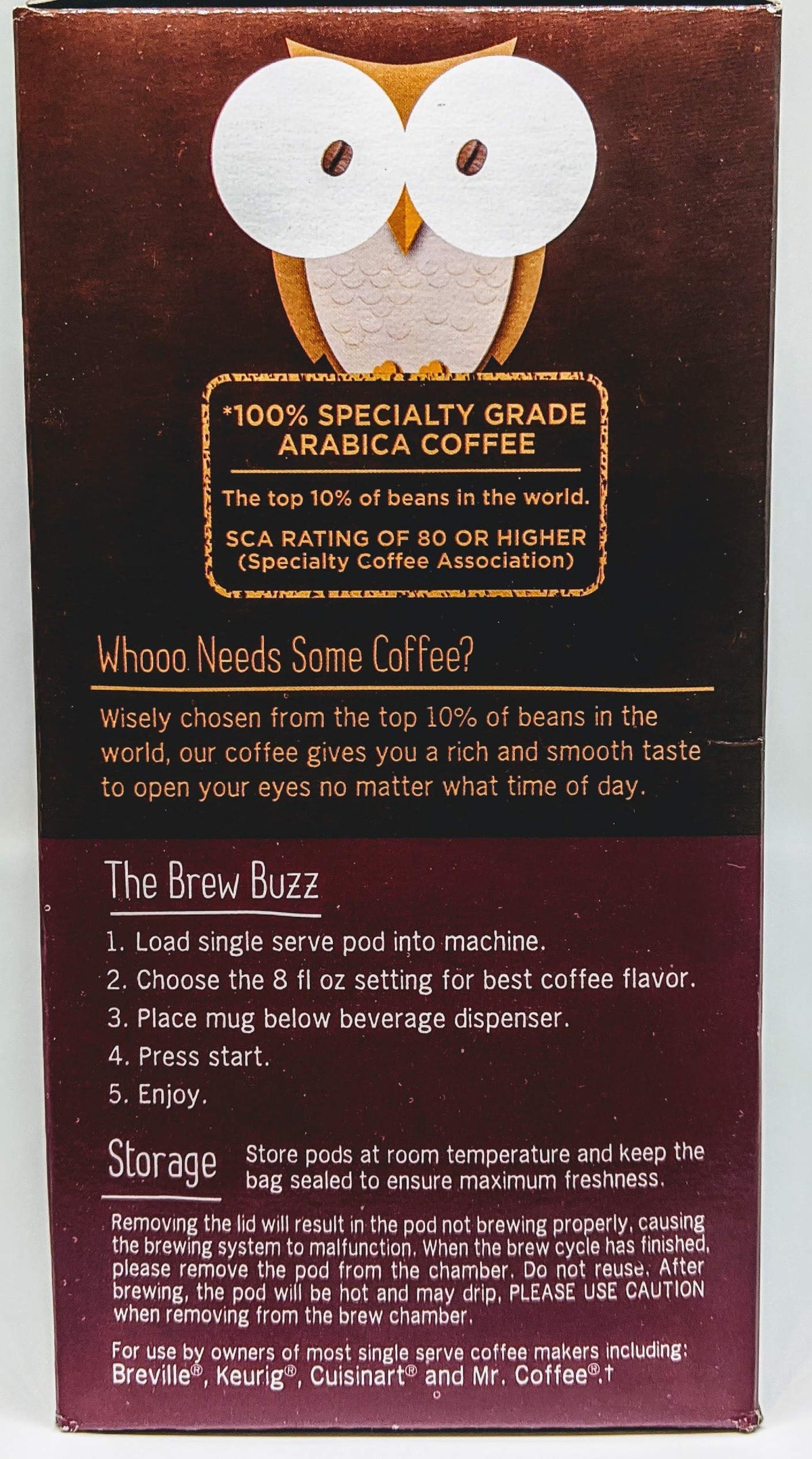 Wide Awake Coffee Breakfast Blend cup steaming, signaling fresh-brewed flavor