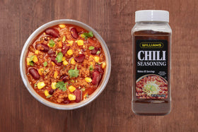 Wiiliams Chili Seasoning Mix two-pack back view showing value pack