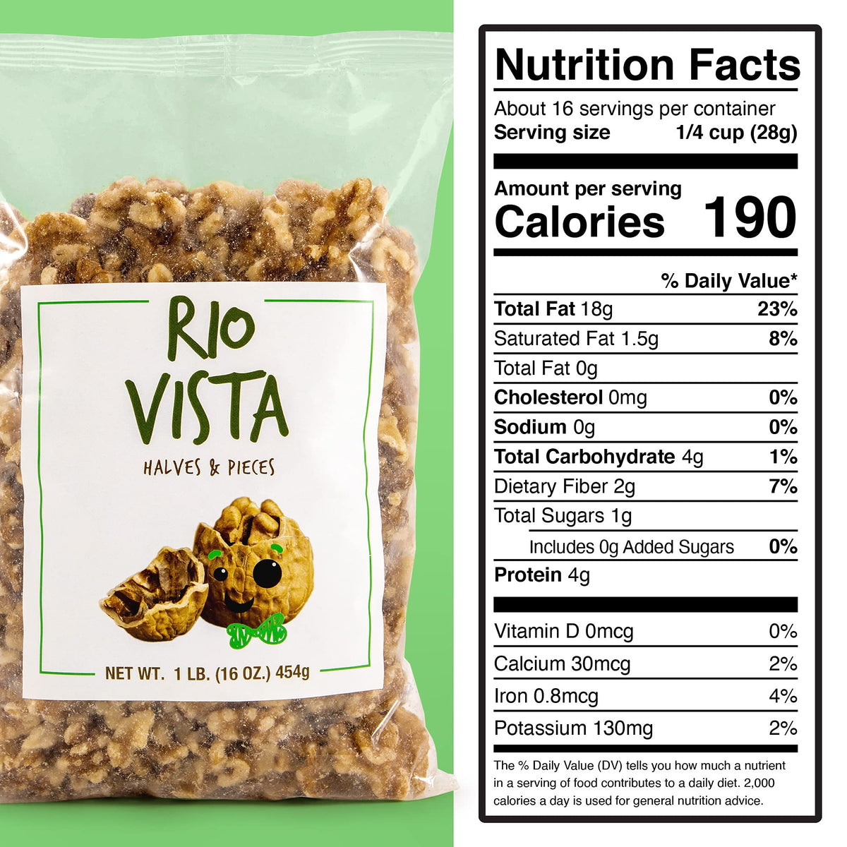 Versatile Wilbur Packing walnuts for recipes, baking, salads, and shakes.