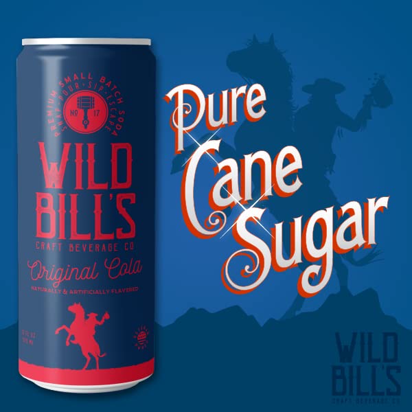 Wild Bill's Original Cola close-up with cinnamon, vanilla and nutmeg, perfect for cozy meals.