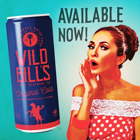Wild Bill's Original Cola pairs nicely with pizza's tomato richness and cheese.