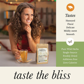 Wild Bliss Linden Tea gift box, a thoughtful present for tea lovers.