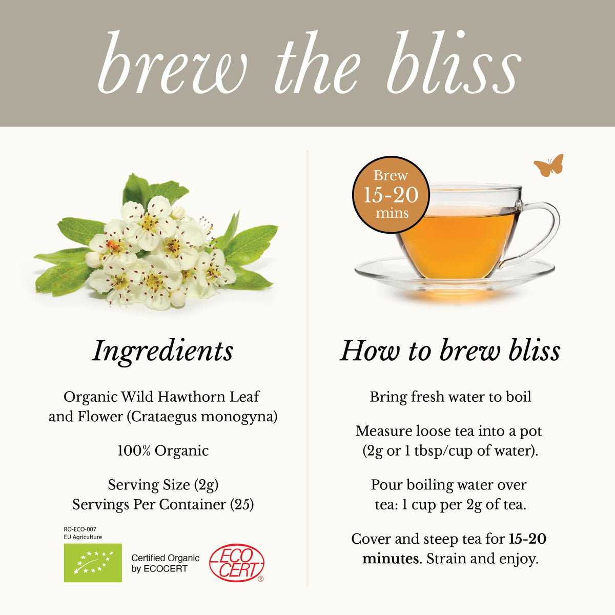 Wild Bliss pharmacopeia-potency hawthorn batch, herbal quality close-up