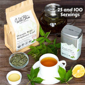 Wild Bliss Raspberry Leaf Tea Romania-origin harvest, wild-sourced quality.
