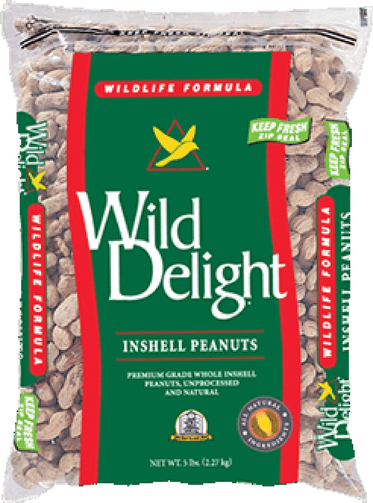 Wild Delight inshell peanuts attract squirrels and wild birds with natural nutrition