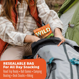 Wild Dutchman on-the-go snack scene for travel and busy days.