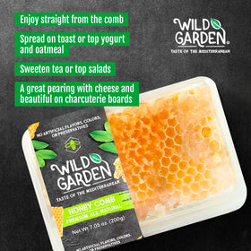 Wild Garden honeycomb tea infusion adding natural sweetness