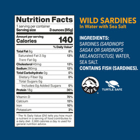 North Pacific-sourced Wild Planet sardines support sustainable seafood choices