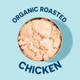 Wild Planet skinless boneless chicken breast served on salad; protein for busy lunches.