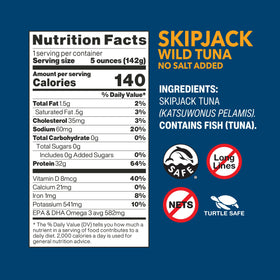 Wild Planet sustainability icon emphasizes pole-and-line caught tuna sourcing