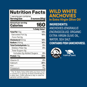 Wild Planet 12-pack anchovies ready for pantry and easy meals.