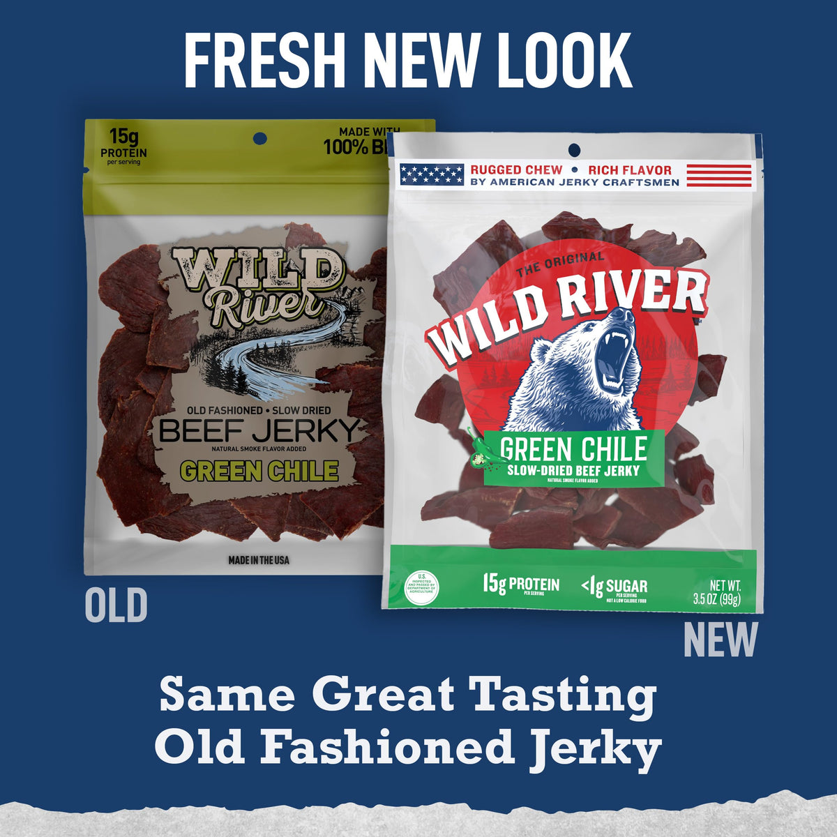 Wild River 15g Protein Jerky portable snack for workouts and busy days