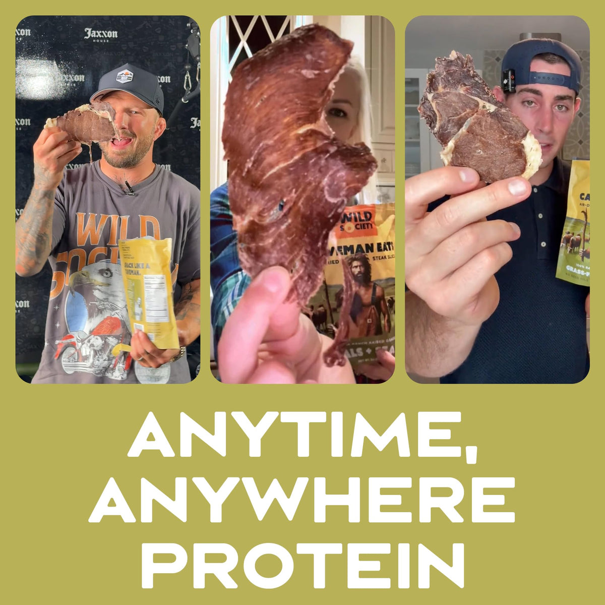 Wild Society Caveman Eats air-dried ribeye crisps texture close-up