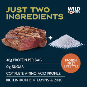 Wild Society Caveman Eats ingredients banner highlights two ingredients
