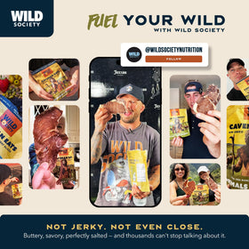 Wild Society elite-athlete snack use-case depicts performance-focused nourishment.