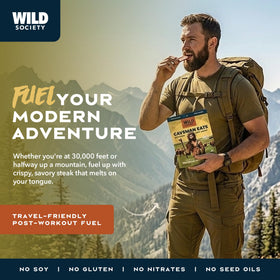 Wild Society keto-paleo-friendly snack suited for busy athletes and meal planning.