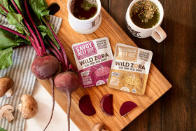 Wild Zora free-range chicken with vegetables broth