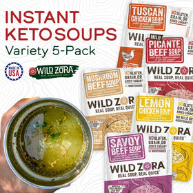 Wild Zora Lemon Chicken soup, bright citrus notes