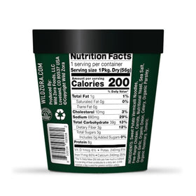 Wild Zora real-meat ingredients visual for portable protein.