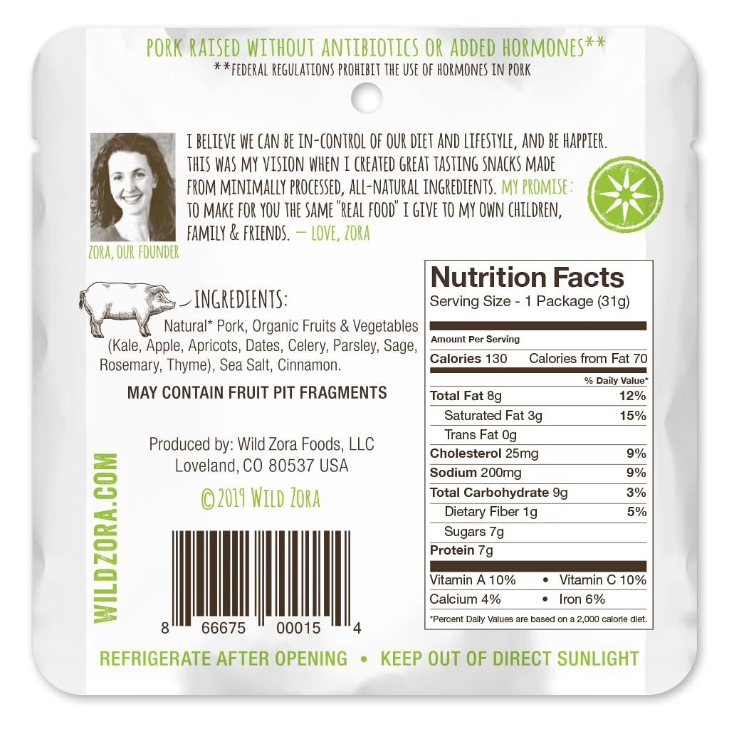 Wild Zora USA-sourced pasture-raised meat story behind bars