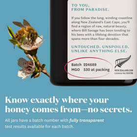 WildCape honey being added to tea in a cup for natural sweetness.