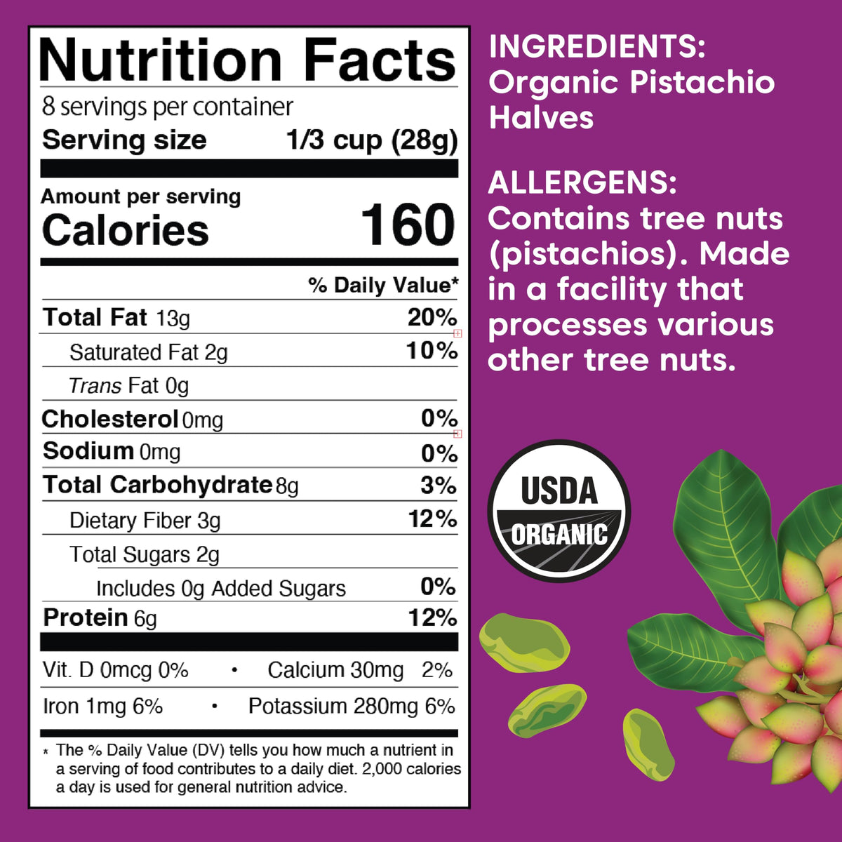 Wilderness Poets pistachios raw image, raw and organic for wholesome baking.