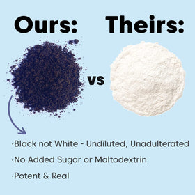 Wilderness Poets vanilla powder fine texture, ideal for even distribution in batters and frostings.