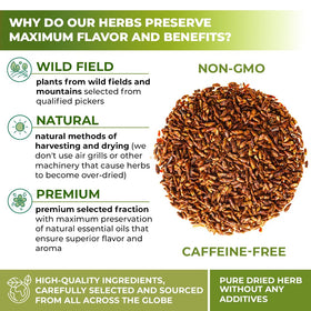 Wildfield hermetically sealed packaging preserves aroma and freshness.