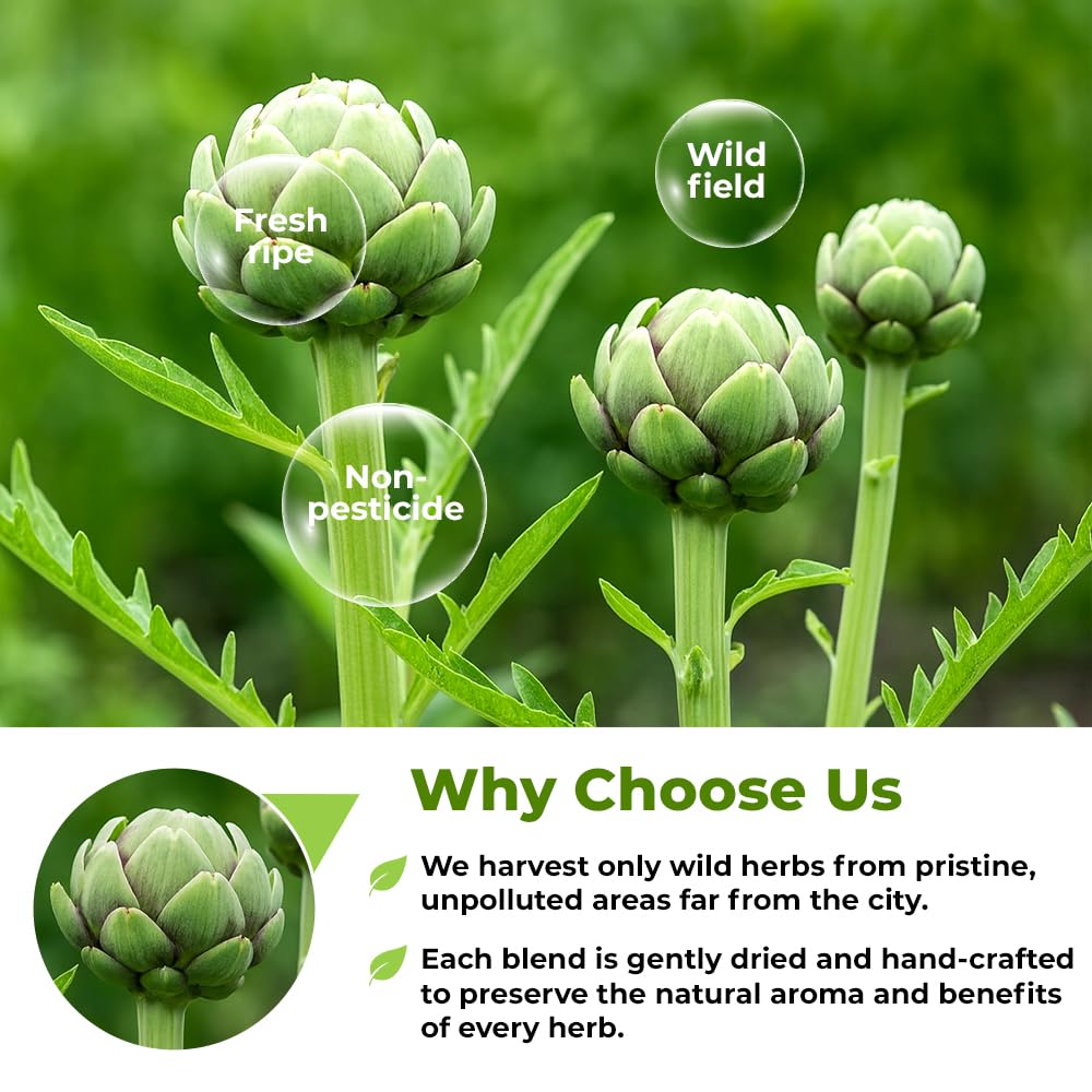 Wildfield Herbs artichoke leaf dried tea premium quality