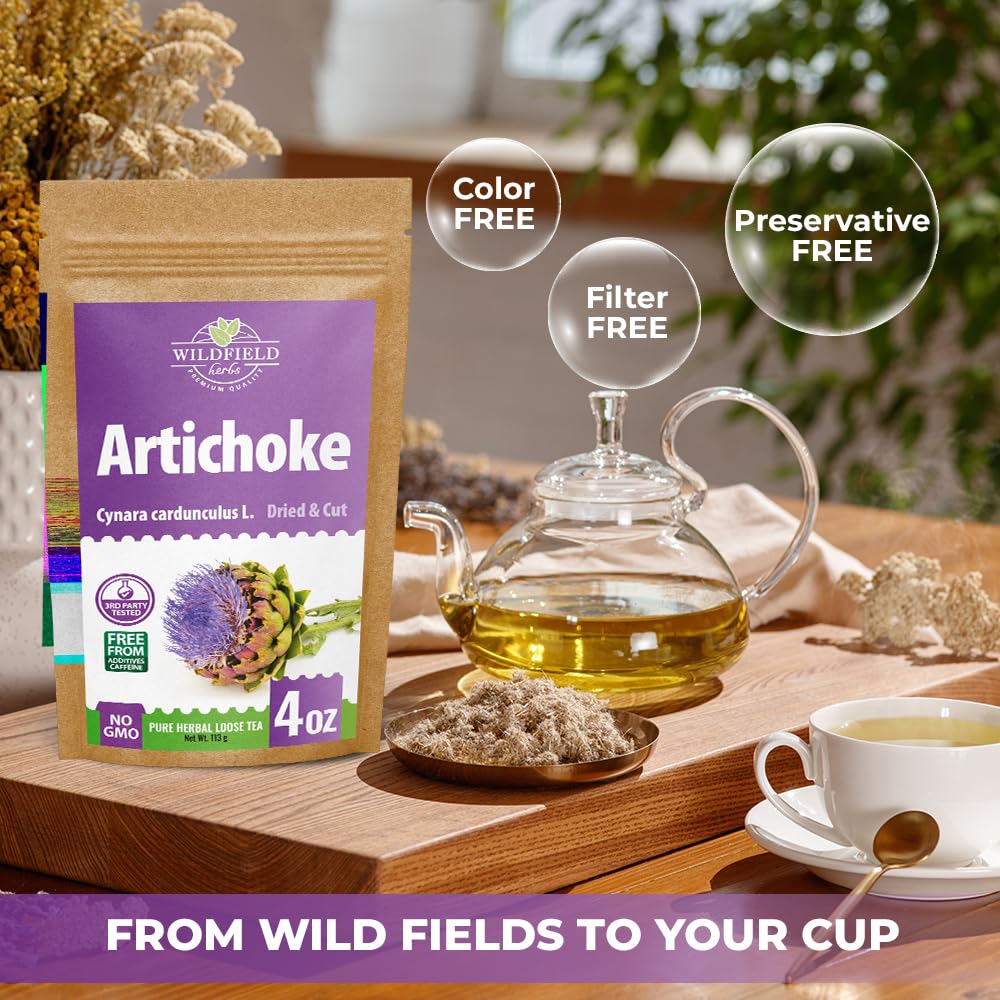 Wildfield Herbs artichoke leaf herbal tea aromatic notes