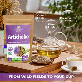 Wildfield Herbs artichoke leaf herbal tea aromatic notes