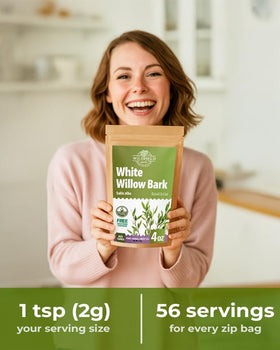 WILDFIELD HERBS boxed tea closeup communicates freshness and sealed packaging
