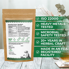 Wildfield Herbs boxed Wormwood Tea emphasizes quality and origin European.