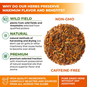 Wildfield Herbs buckthorn bark whole herb bundle for brewing