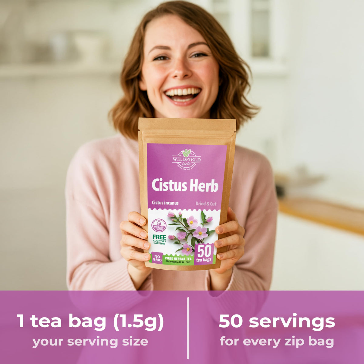Wildfield Herbs Cistus Tea Europe origin profile emphasizes heritage
