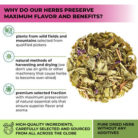 Wildfield Herbs Fireweed Tea sealed packaging preserves freshness and aroma.