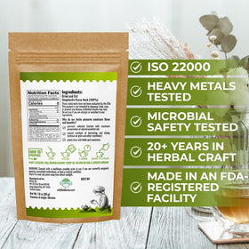 Wildfield Herbs Herbal tea steeped to release rich aroma
