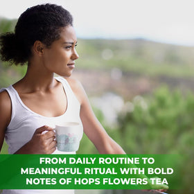 Wildfield Herbs Hops Flowers 100% Humulus lupulus for pure aromatic infusion.