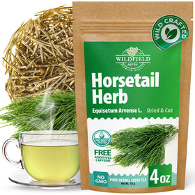 Wildfield Herbs Horsetail Tea bottle for easy brewing and aroma